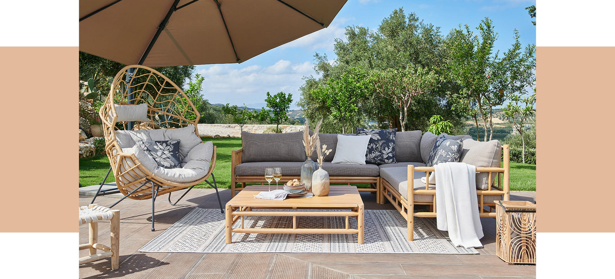 Boho-Terrasse: Die Leichtigkeit des Seins
