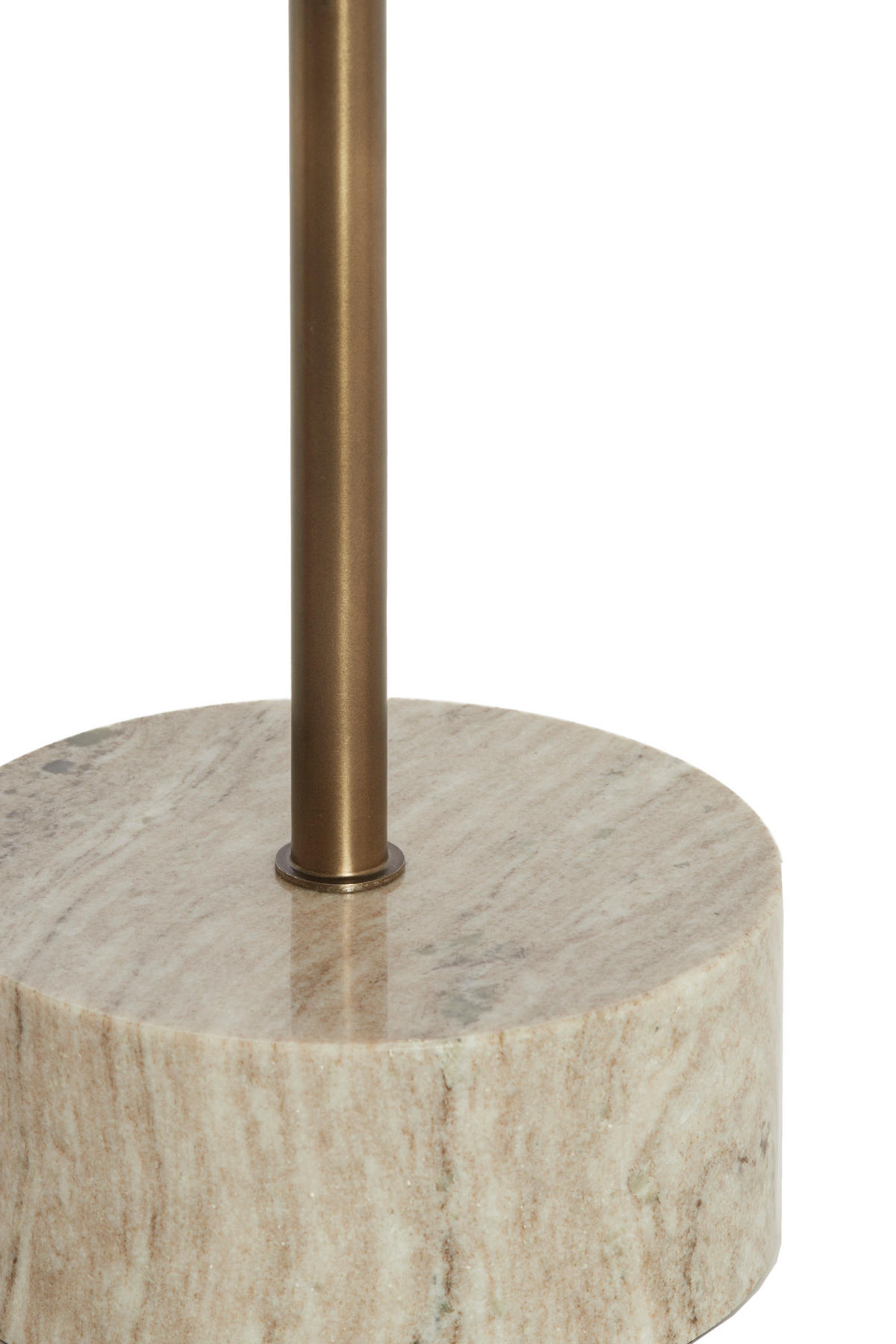 BEISTELLTISCH Civita Braun 41/41/53 cm - Graubraun, Stein (41/41/53cm) - Light & Living