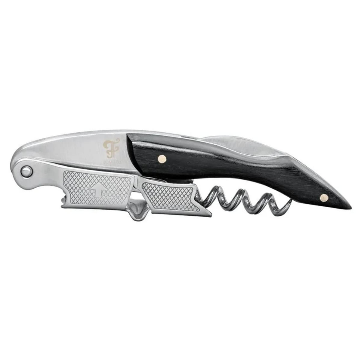 KELLNERMESSER Petit Noir, Ebenholzgriff, Edelstahl - Schwarz, Holz (2.3cm) - ich-zapfe