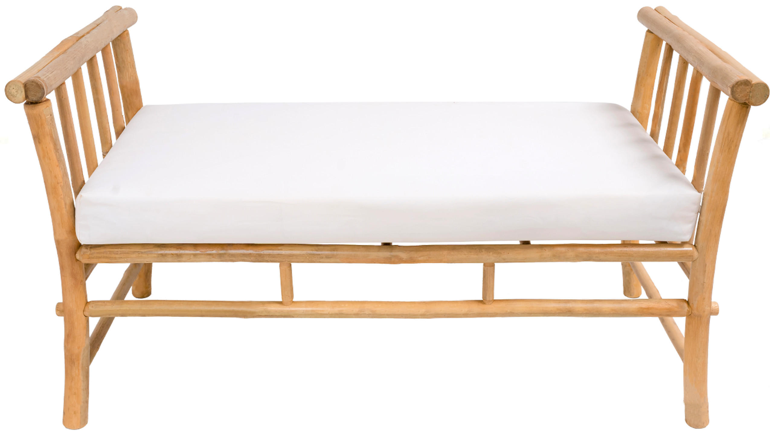 SITZBANK Holz Beige - Beige, Holz (120/64.6/56cm) - Nordlys