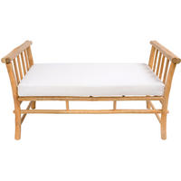 SITZBANK Holz Beige - Beige, Holz (120/64.6/56cm) - Nordlys