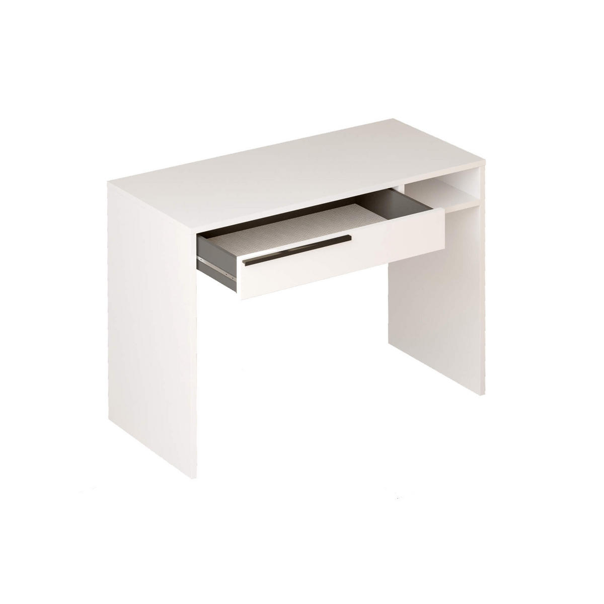 KONSOLENTISCH Weiß 44,5/100/75 cm - Weiß, Holzwerkstoff (44.5/100/75cm) - Mobili Rebecca