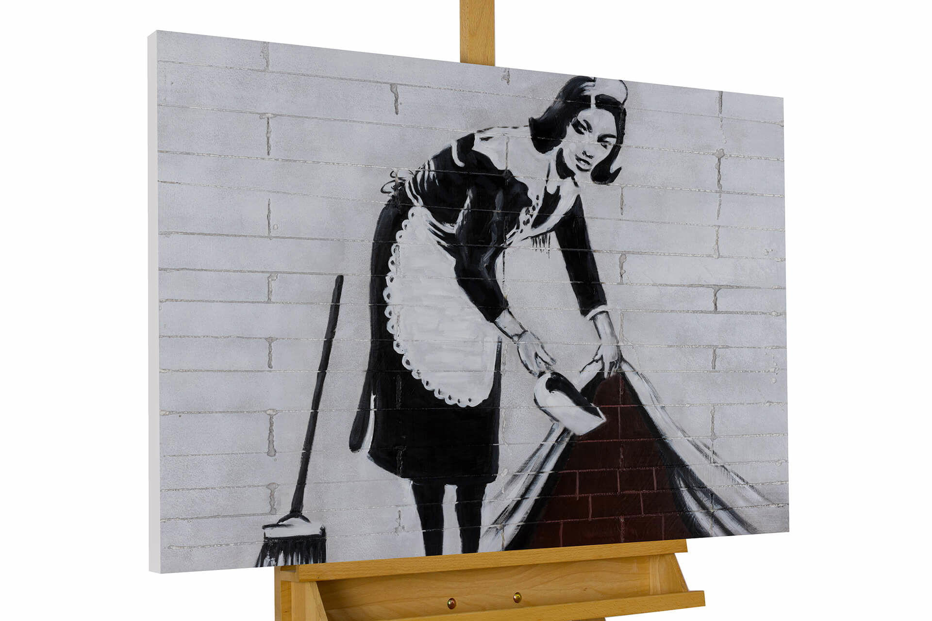 KUNSTLOFT RUČNĚ MALOVANÝ AKRYLOVÝ OBRAZ HNĚDÝ/ČERNÝ, 100/75 CM