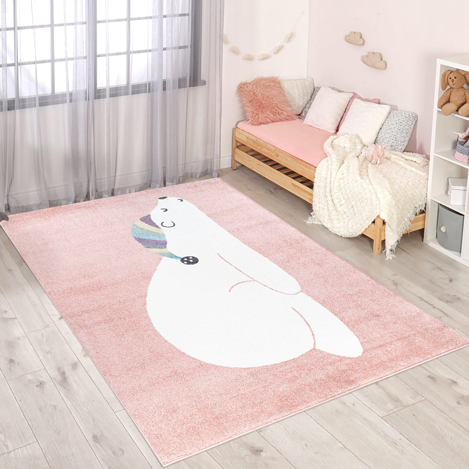KINDERTEPPICH Anime 921 Rosa 140x200 cm - Rosa, Textil (140/200cm) - carpet city