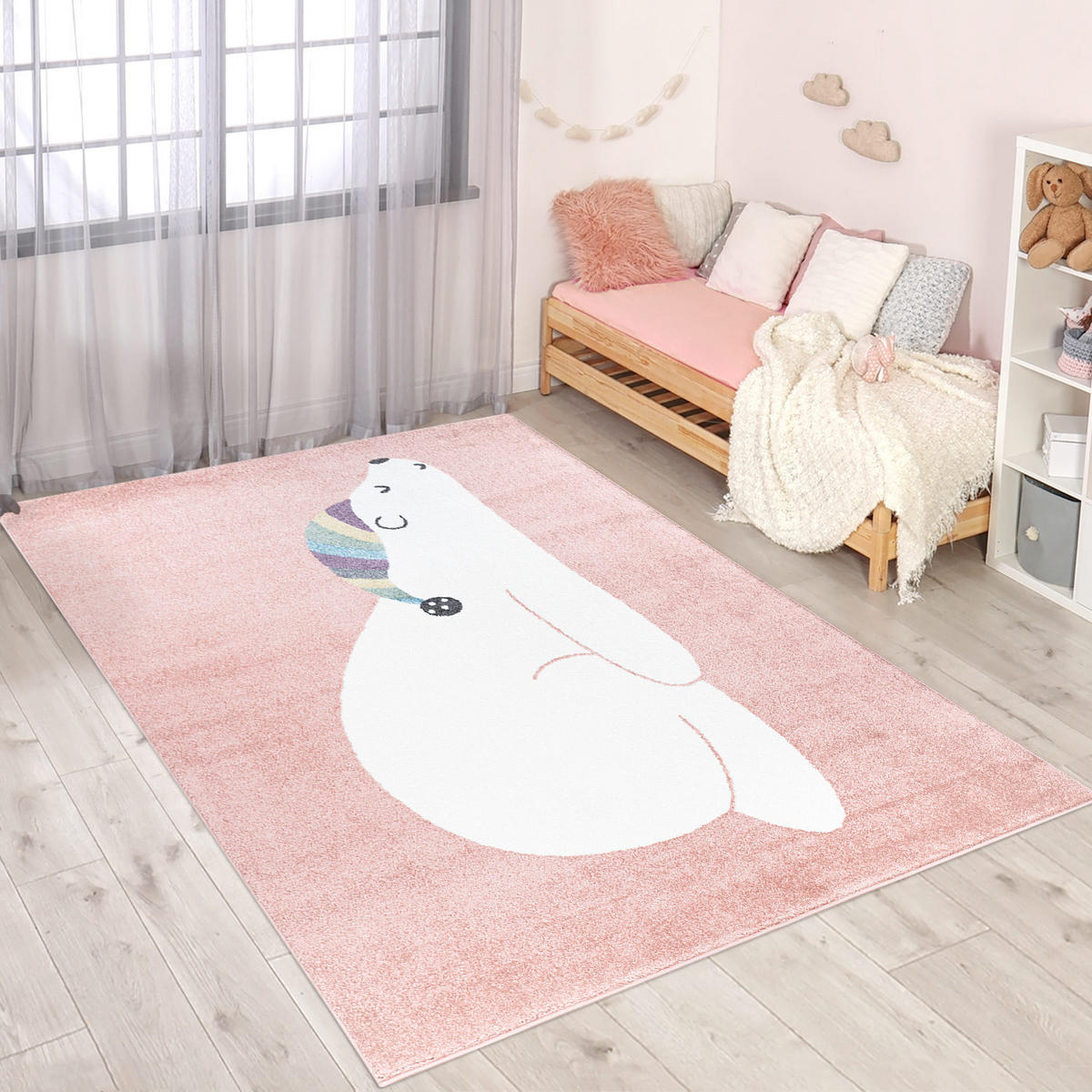 KINDERTEPPICH Anime 921 Rosa 140x200 cm - Rosa, Textil (140/200cm) - carpet city