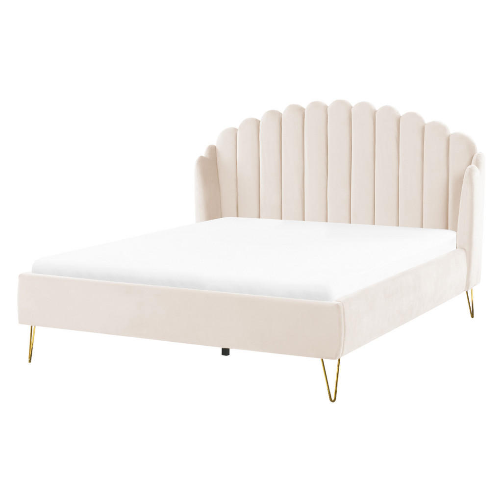 PAT DIN CATIFEA 160/200cm bej deschis Ambillou