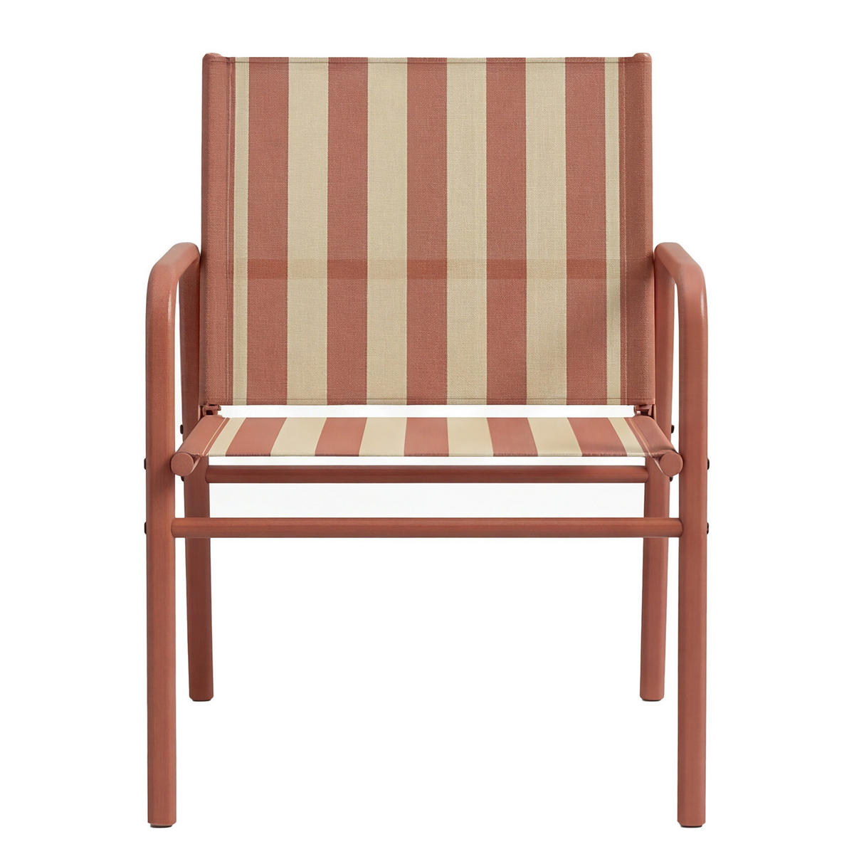 SITZGRUPPE - 5-teilig - Stahl - Rot/Weiß, Glas/Textil - home24