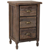 NACHTTISCH aus Holz, 48x38x77cm - Braun, Holz (48/76.5/38cm) - Wanderlust