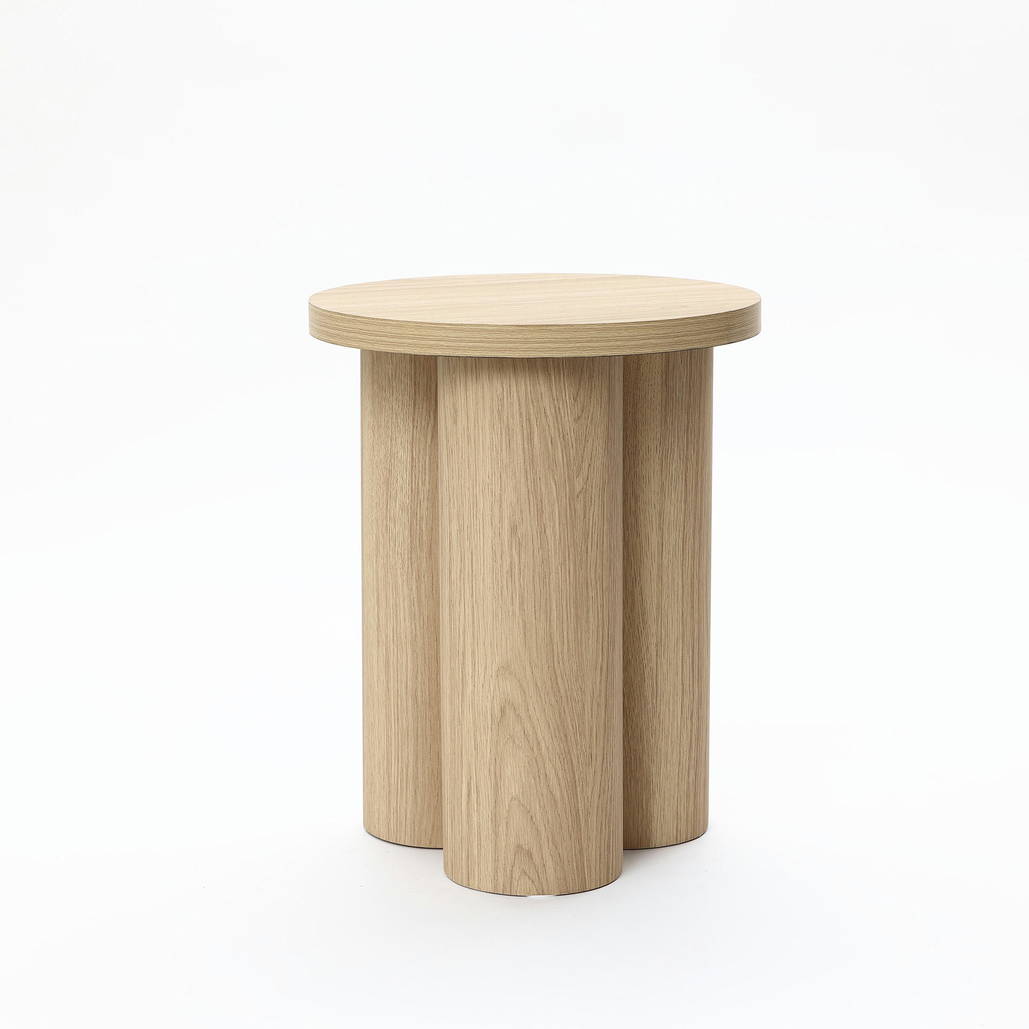 BEISTELLTISCH Rund, Holz | Ø40 x H50 cm - Braun, Holzwerkstoff (40/40/50cm) - Hometopia