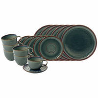KAFFEESERVICE Crafted Breeze 18er Set - Grün, Keramik (1/1/1cm) - like.Villeroy & Boch