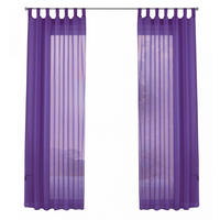 SCHLAUFENGARDINEN Voile 2er Set 225x140 cm Lila - Lila, Textil (140/225cm) - Gardinenbox.eu