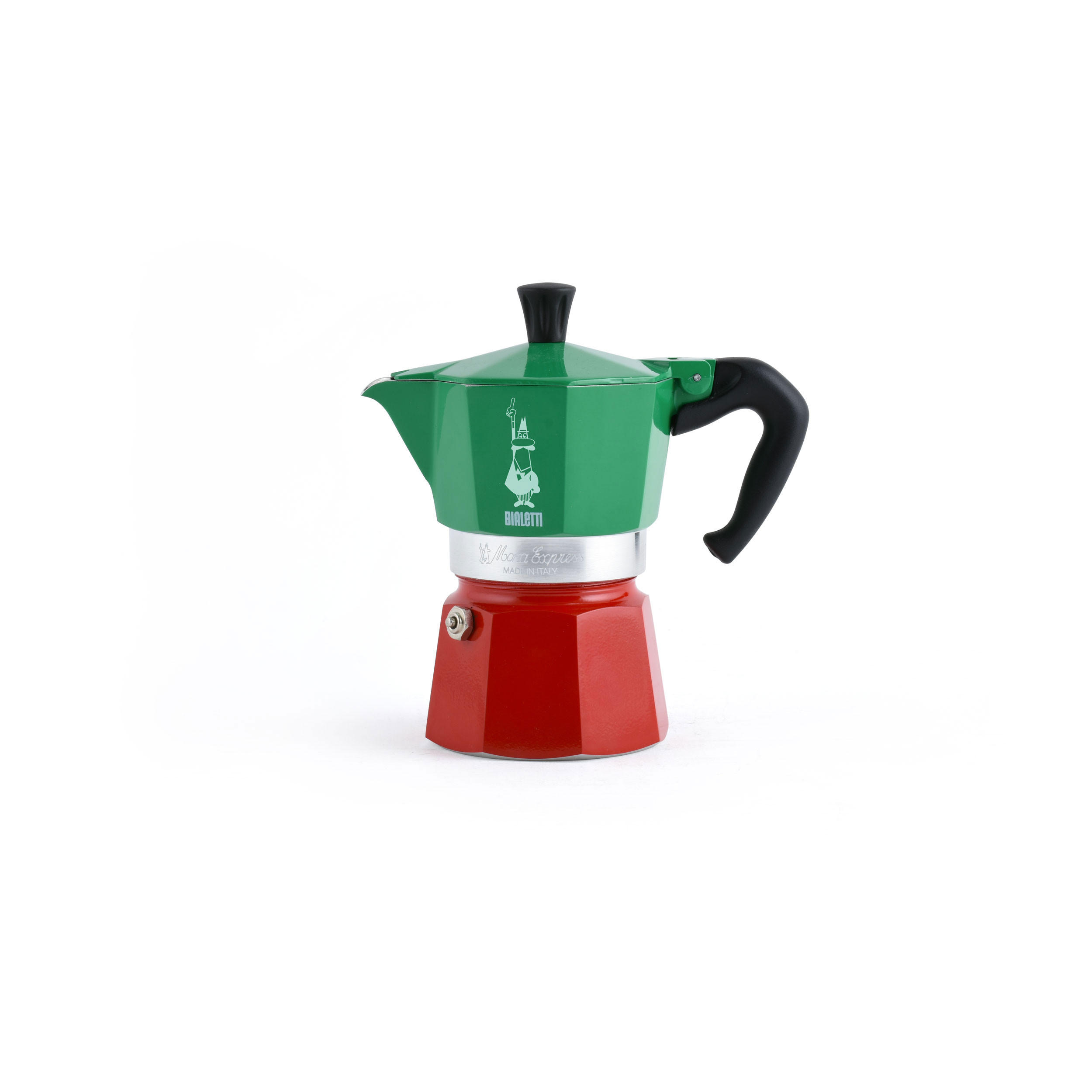 ESPRESSOKOCHER Moka Express Tricolore Italia für 6 Tassen, Aluminium, Bunt, 270 ml - Multicolor, Metall (9/25/13cm) - Bialetti