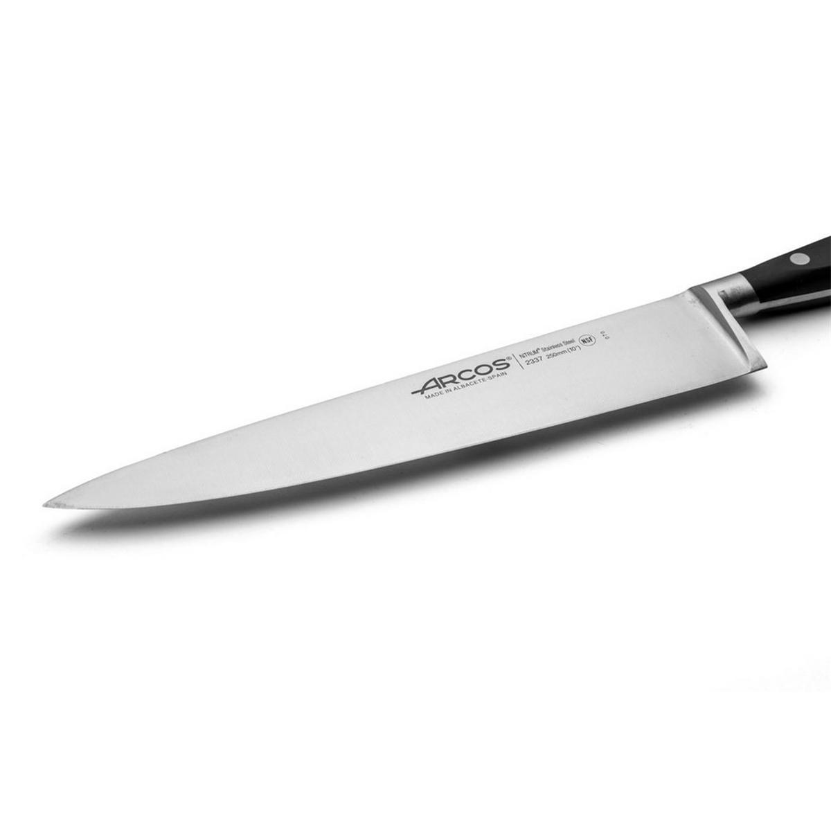 KOCHMESSER Silber 37.8/5/37.8 cm 233700 - Silberfarben, Metall (37.8cm) - Arcos