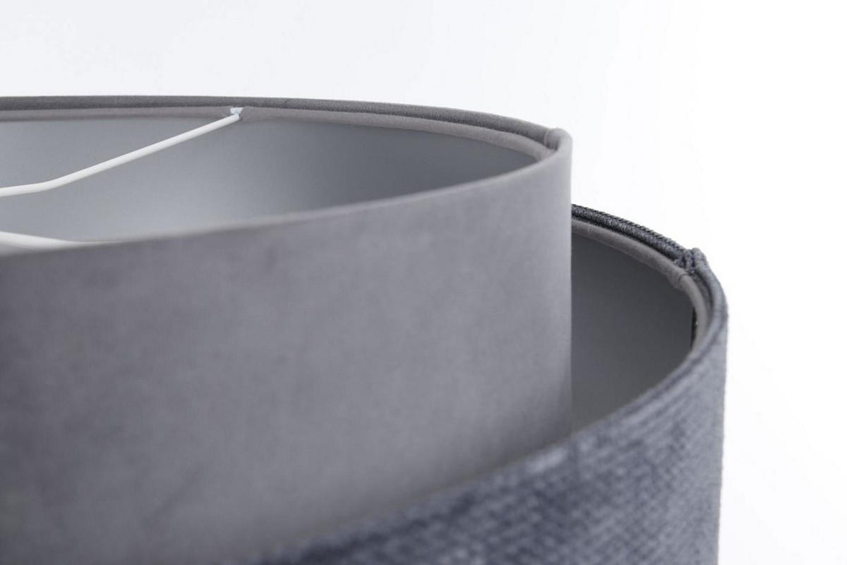 HÄNGELEUCHTE Grau 60/25 cm - Grau, Kunststoff (60/1.9/25cm) - ONZENO