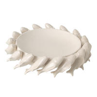 DEKORATIVE SCHÜSSEL FISCH - Weiß, Keramik (32/8.5cm) - J-Line