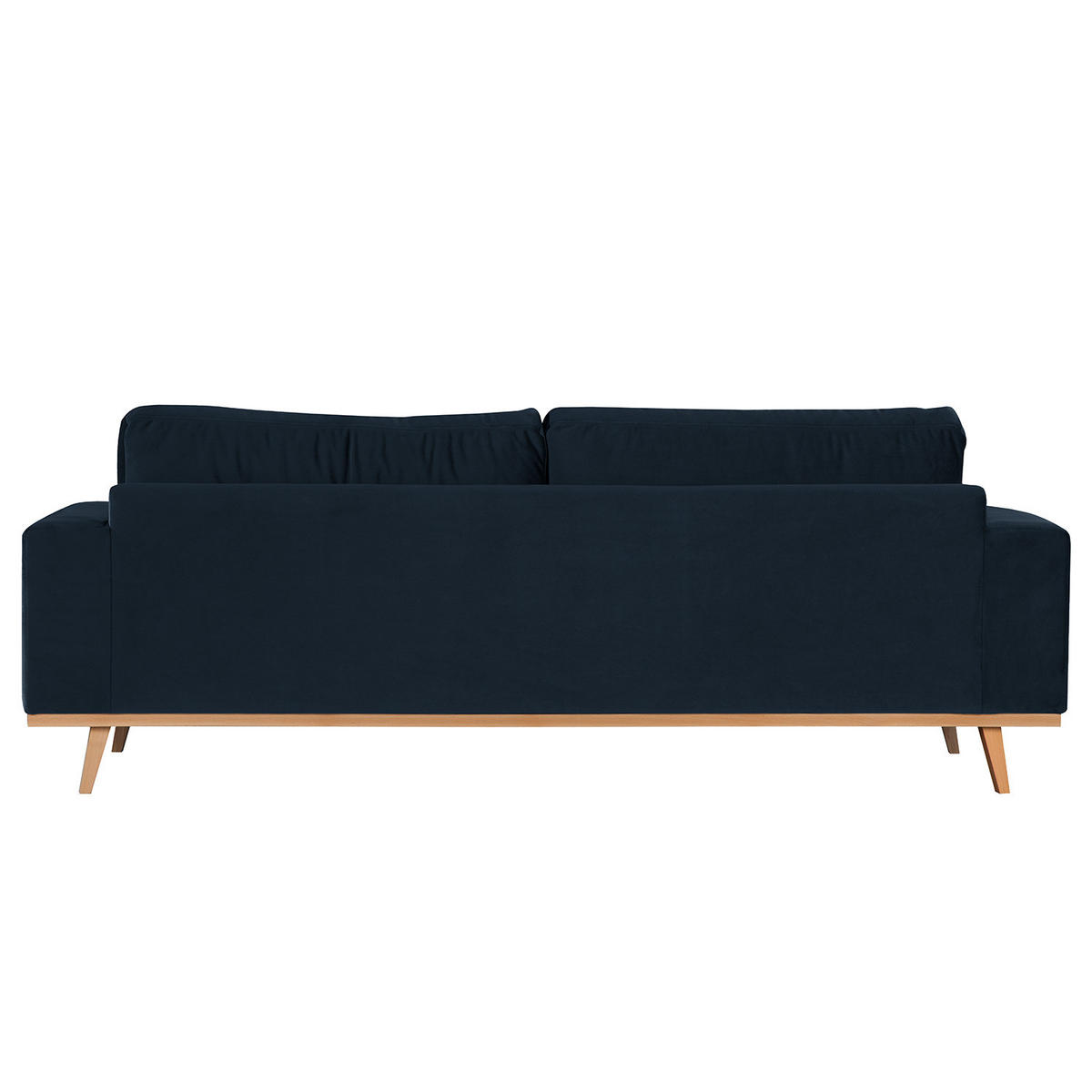 2-SITZER SOFA - Buchefarben/Dunkelblau, Textil (197/81/88cm) - home24