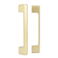 DUSCHTÜRGRIFF Rea 02 Brushed Gold - Goldfarben, Metall (1.8/17cm) - REA