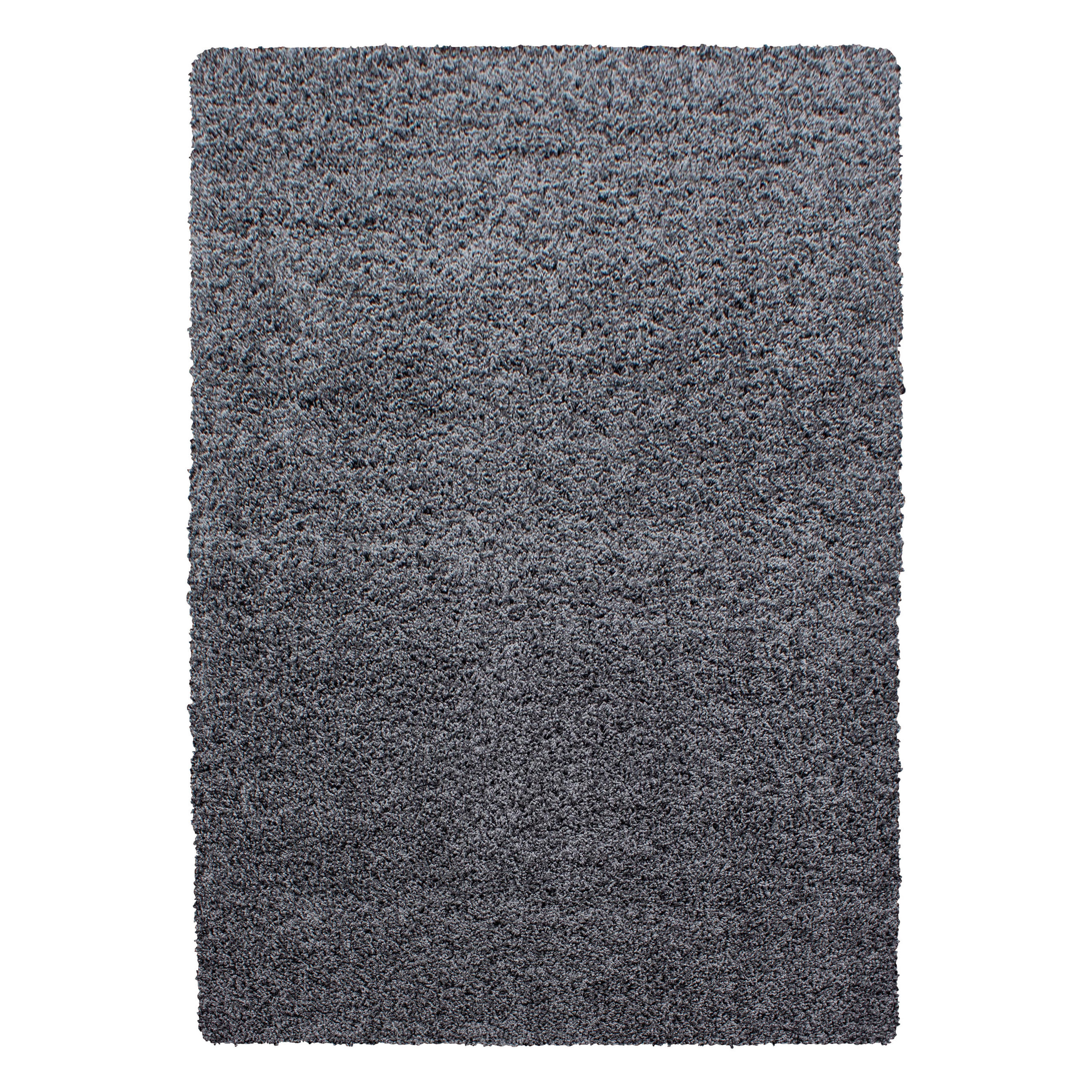 HOCHFLORTEPPICH Shaggy Uni Kuschelig Waschbar Wohnzimmer Strapazierfähig Grau 300x400 cm – RHEIN - Grau, Textil (300/400cm) - KADIMA DESIGN