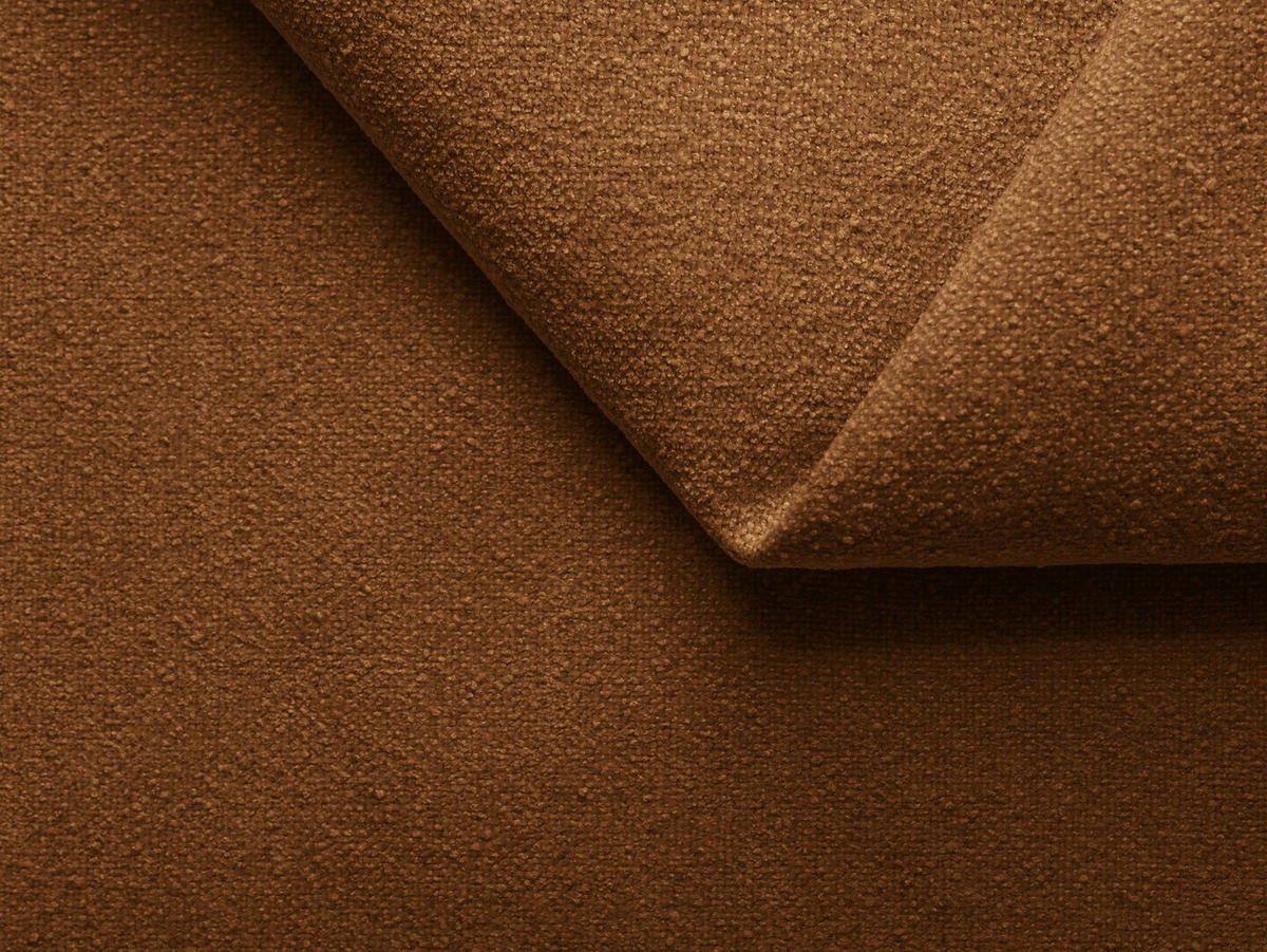 4-SITZER-SOFA Bouclé Stoff Orange - Pink/Terra cotta, Holz/Textil (270/73/95cm) - Makamii
