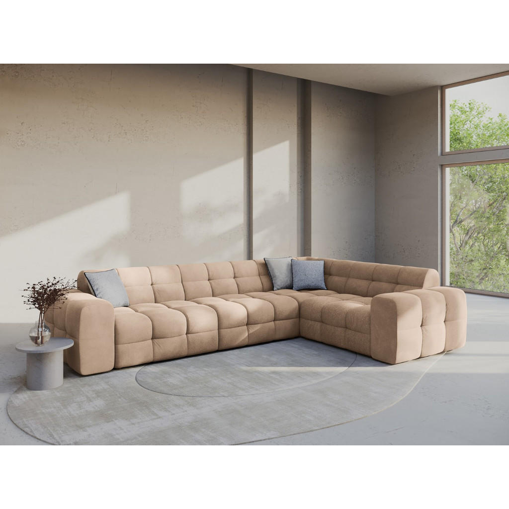 Thumbnail - Micadoni Ecksofa, Cappuccino, Textil, 6-Sitzer, L-Form, 332x231 cm, Hergestellt in Europa, Oeko-Tex®, Wohnzimmer, Sofas ...