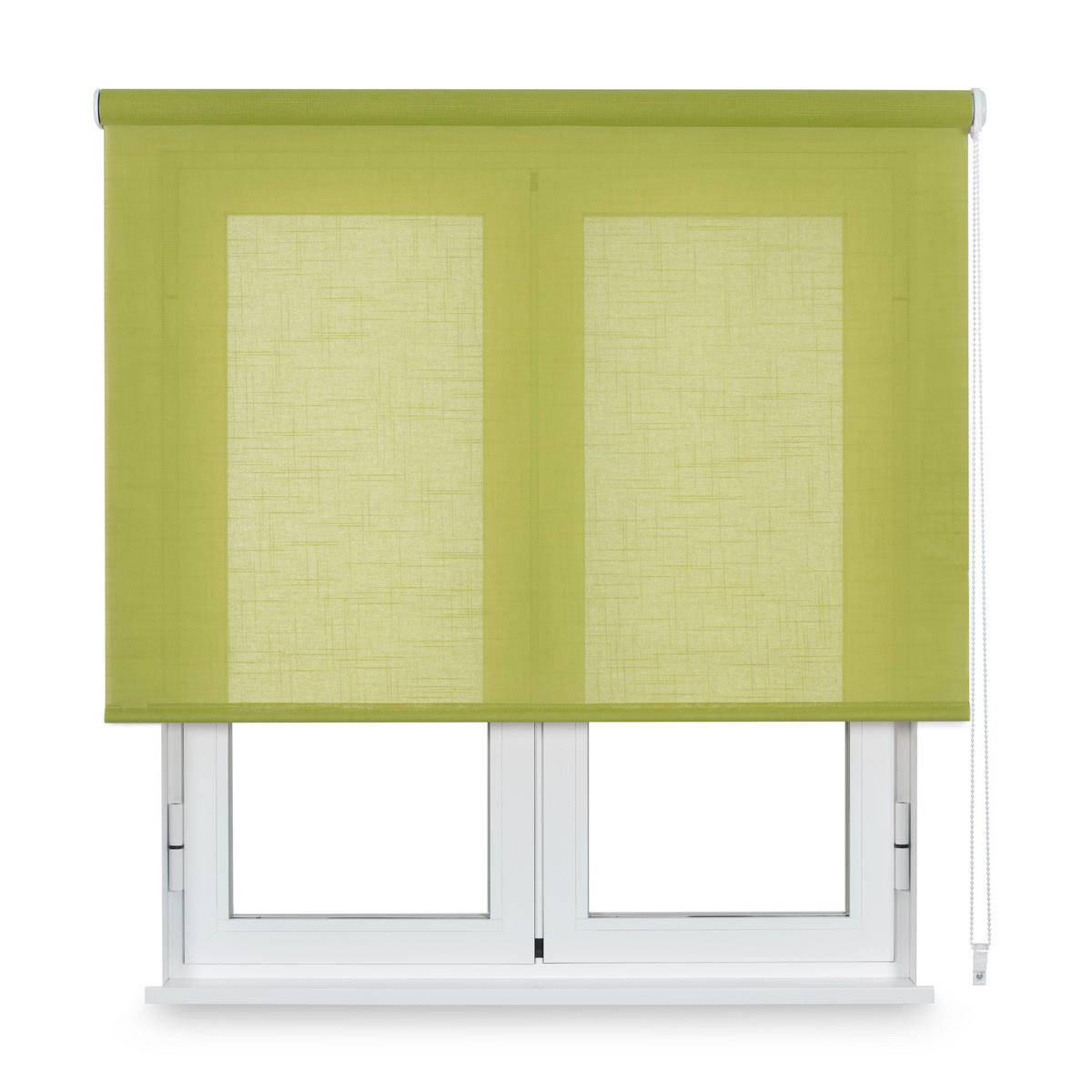 SEITENZUGROLLO lichtdurchlässig Etamine - Grün, Textil (120/250/250cm) - VIEWTEX