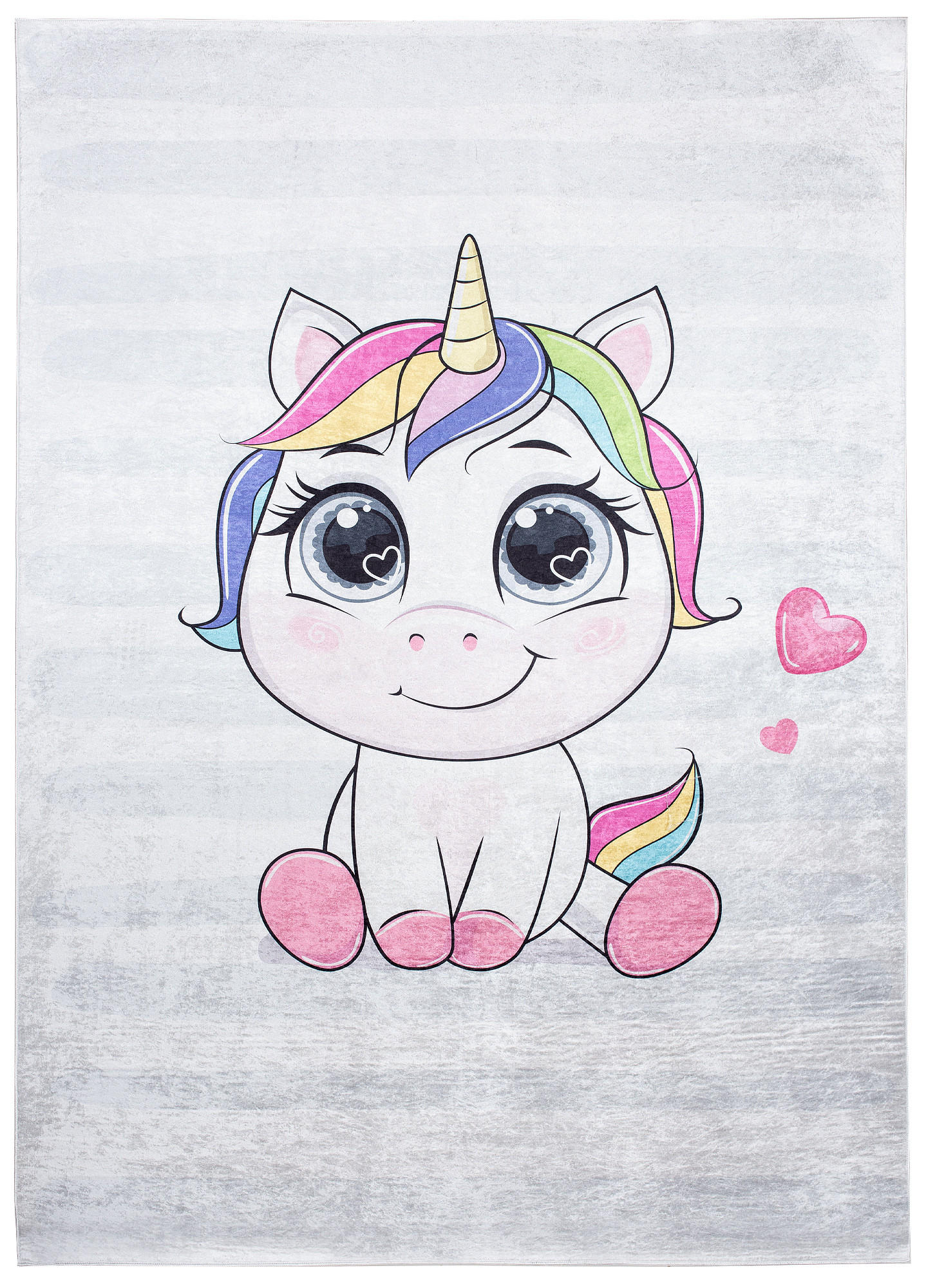 TEPPICH EMMA Grau 120/170 cm - Grau, Kunststoff (120/170cm) - Tapiso