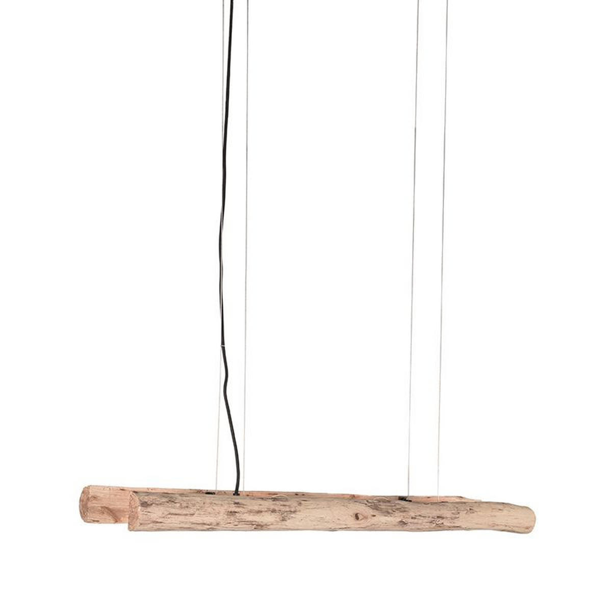 HÄNGELEUCHTE Woody Braun 100/20/150 cm - Braun, Holz (100/20/150cm) - LABEL51