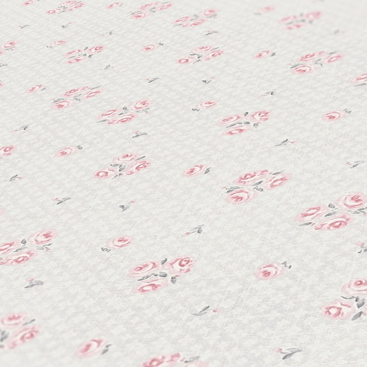VLIESTAPETE Grau 53/1005 cm - Rot, Kunststoff/Textil (53/1cm) - KUNSTLOFT