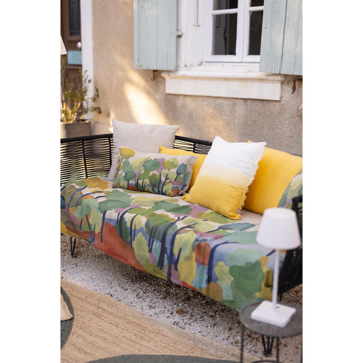 STEPPDECKE Zeff Melio multico 85 x 200 cm - Multicolor, Textil (85/200cm) - Vivaraise