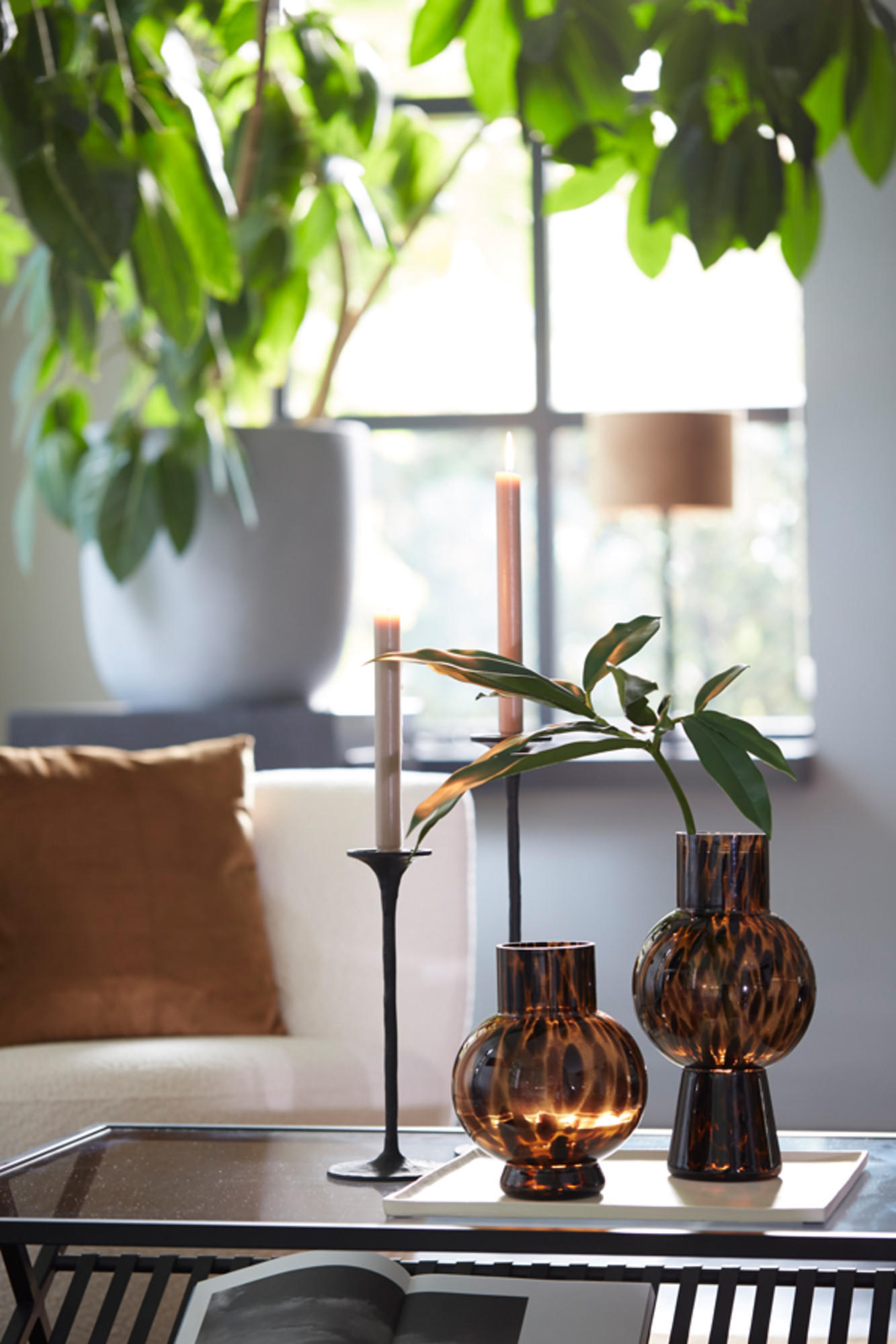 SCHALE Maes Weiß 29,5/29,5/1,5 cm - Weiß, Metall (1.5cm) - Light & Living