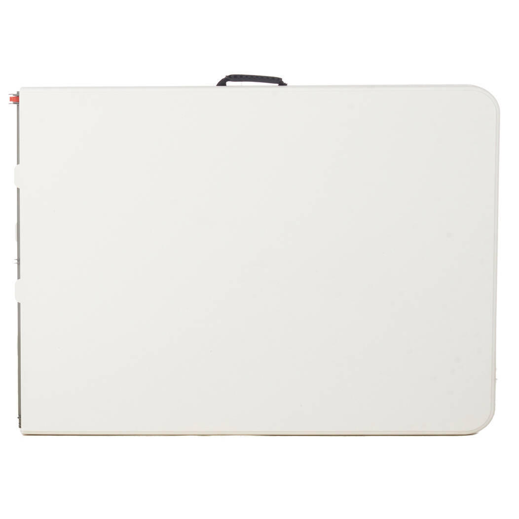 Thumbnail - Gartentisch, Weiß, Kunststoff, 76x74x244 cm, Gartenmöbel, Gartentische, Gartentische