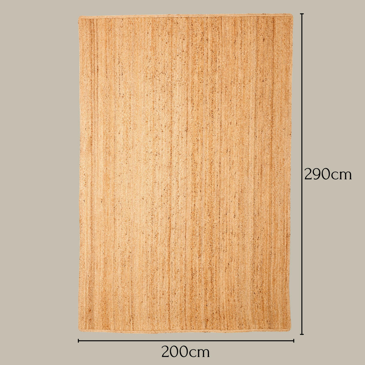 JUTETEPPICH Nitin natur 290/200 cm - Naturfarben, Naturmaterialien (200/290cm) - My-Rug