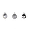 WEIHNACHTSKUGELN 24-teilig Ø 3 cm - Silberfarben, Kunststoff (6/12/9cm) - Home Styling Collection