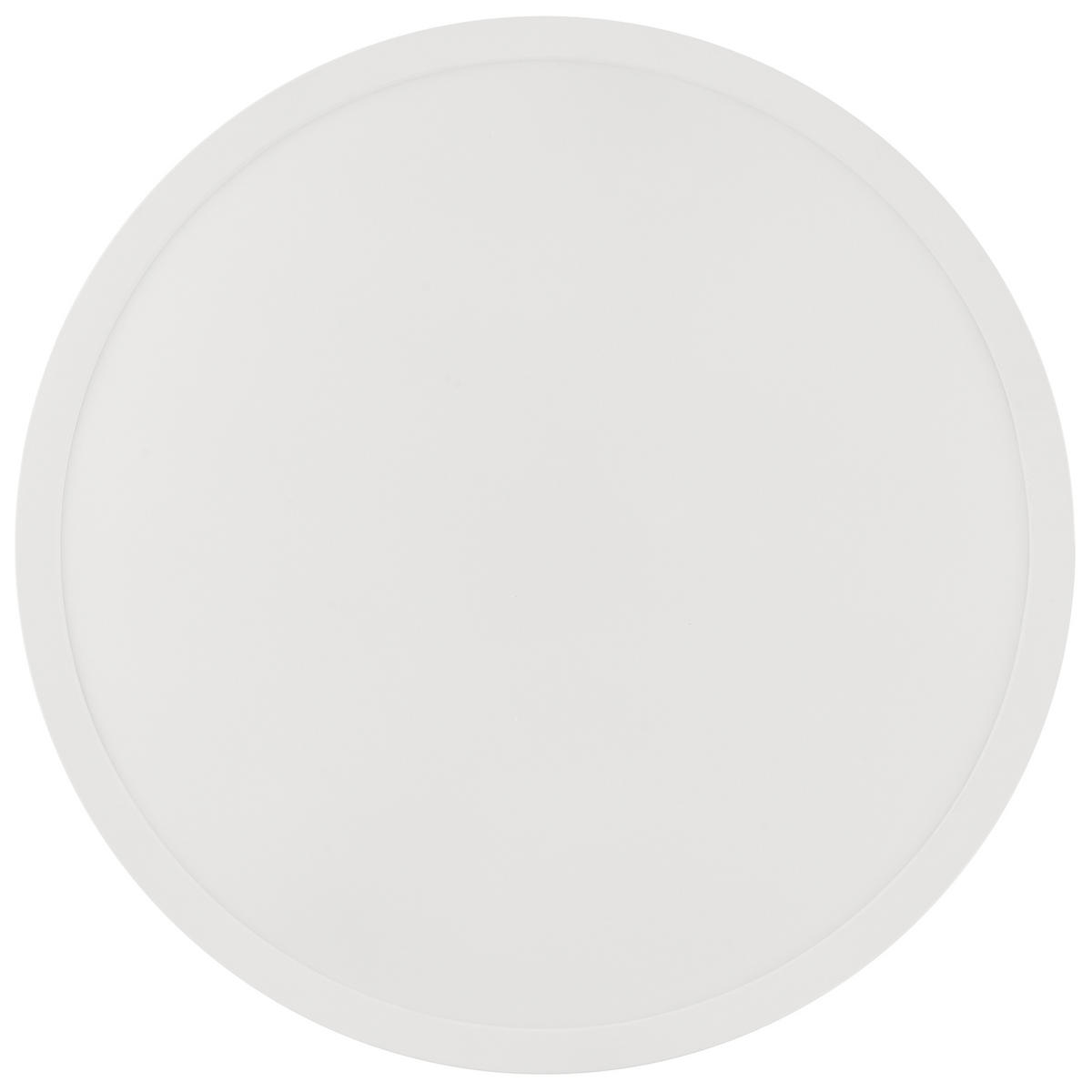 LED DECKENLEUCHTE Jade Weiß 37,5/37,5/3,1 cm - Weiß, Kunststoff (37.5/37.5/3.1cm) - Brilliant