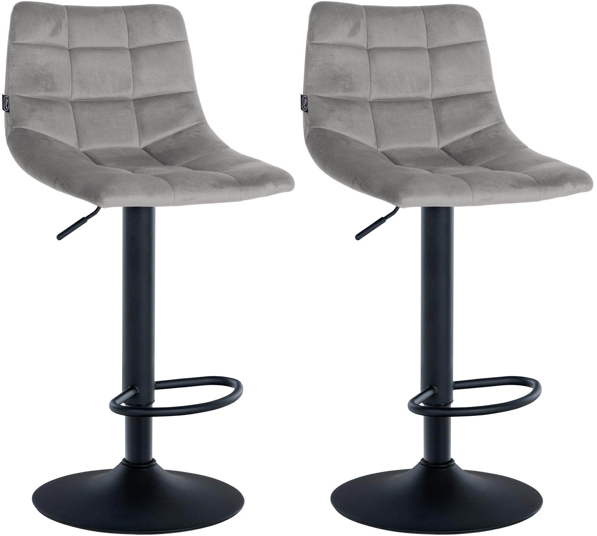 furnicato Barhocker Grau 43x87x46.5 cm