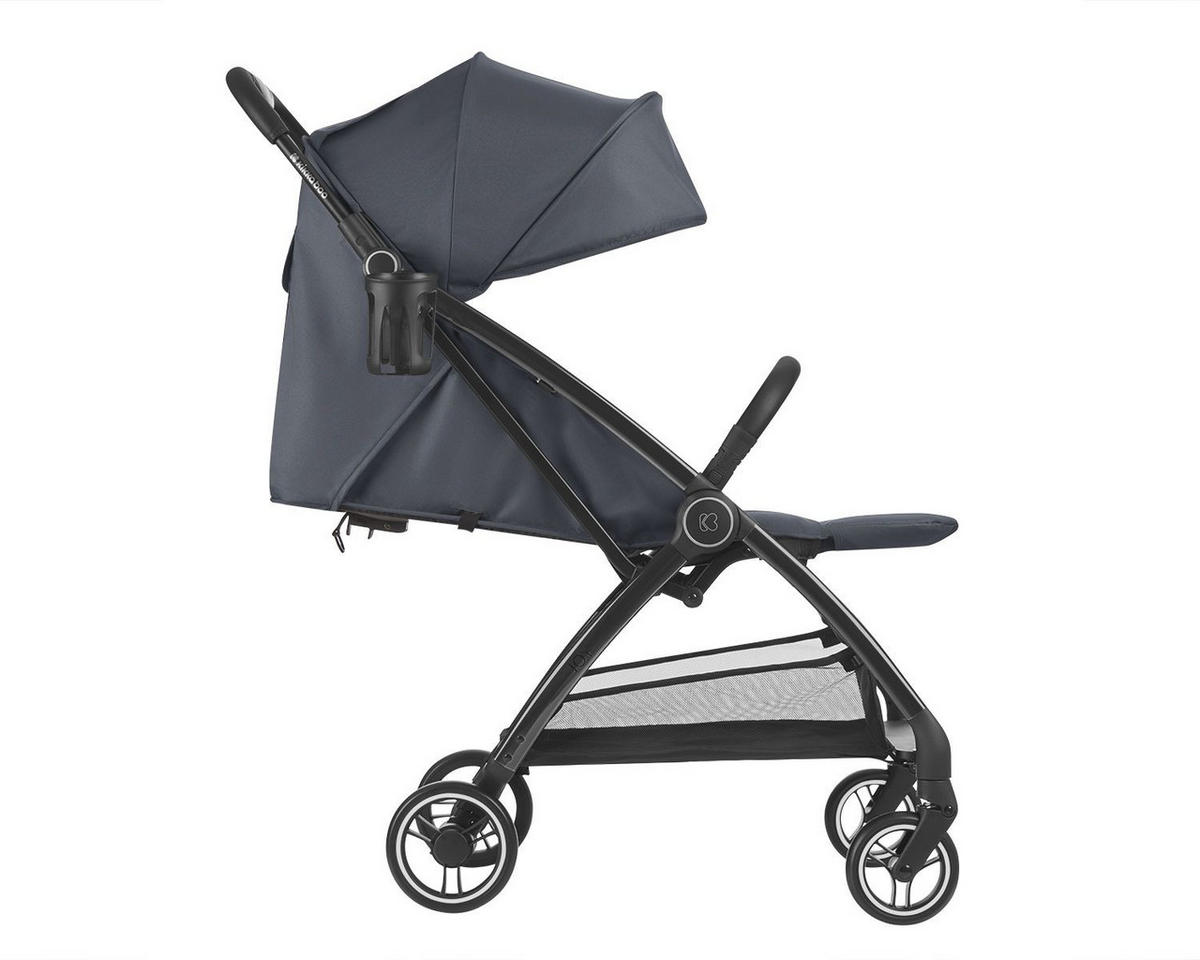 BUGGY Joy dunkelgrau bis 22 kg, Rückenlehne verstellbar, faltbar - Grau, Metall (68/46/105cm) - Kikka boo