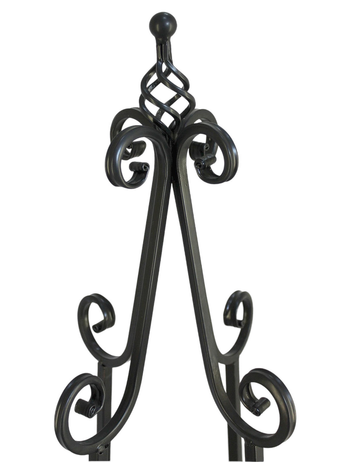 BLUMENREGAL Mosaik Rund 140 cm Blumentreppe - Schwarz, Metall (24/140/24cm) - DanDiBo