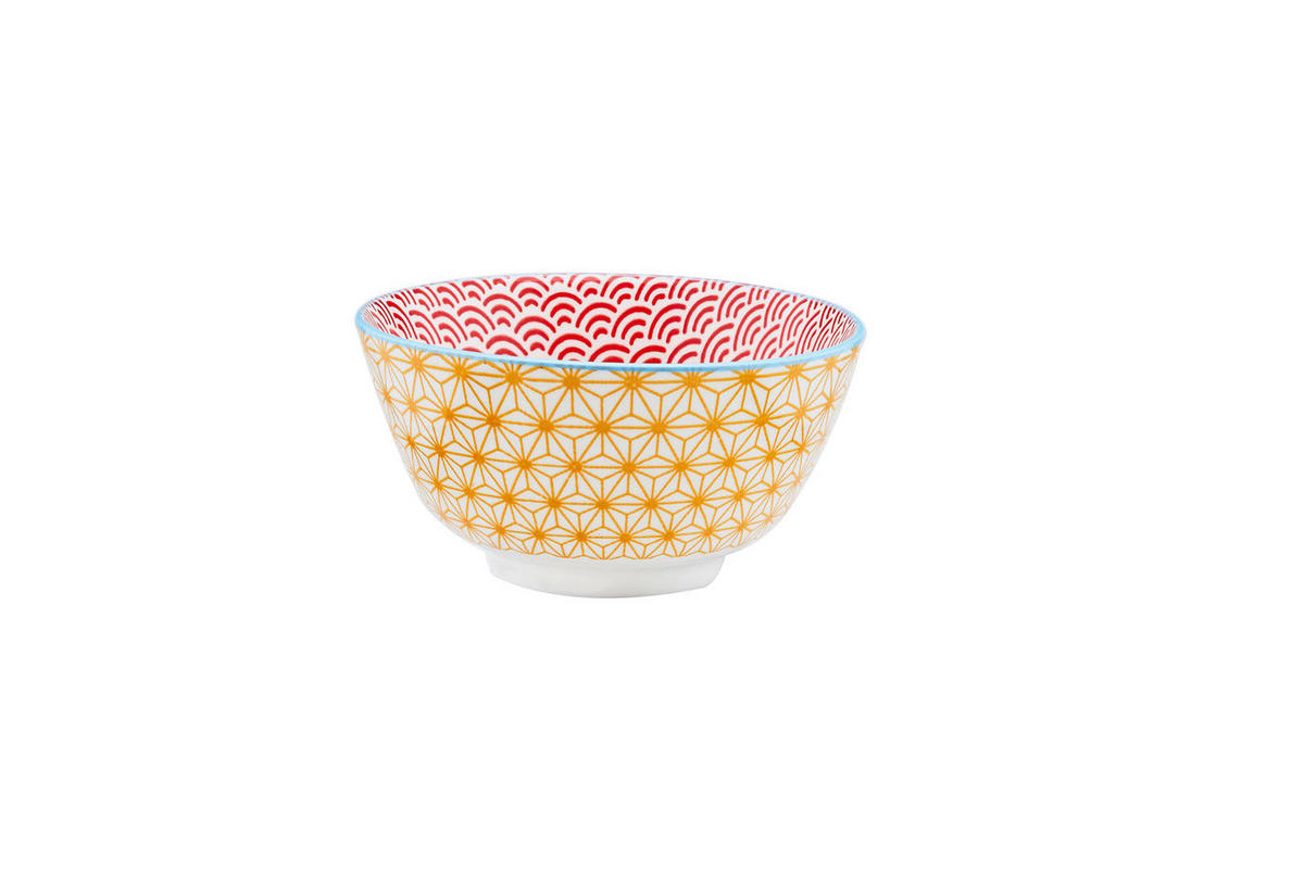 SCHALEN Pattern Ø12cm - 6er-Set - Color - Multicolor, Keramik (12cm) - Björn