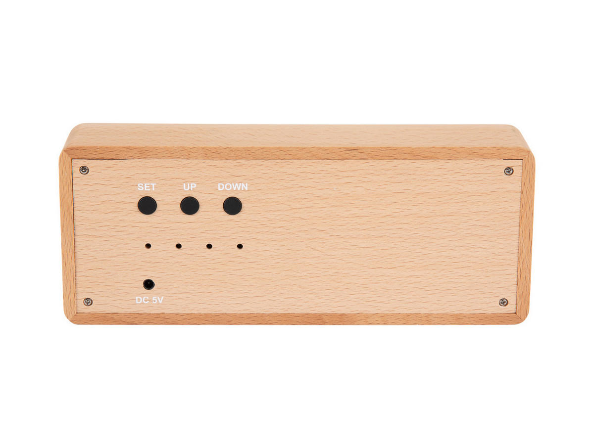 WECKER Solid 20/4/8 cm - Hellbraun, Holz (4/8/20cm) - Karlsson