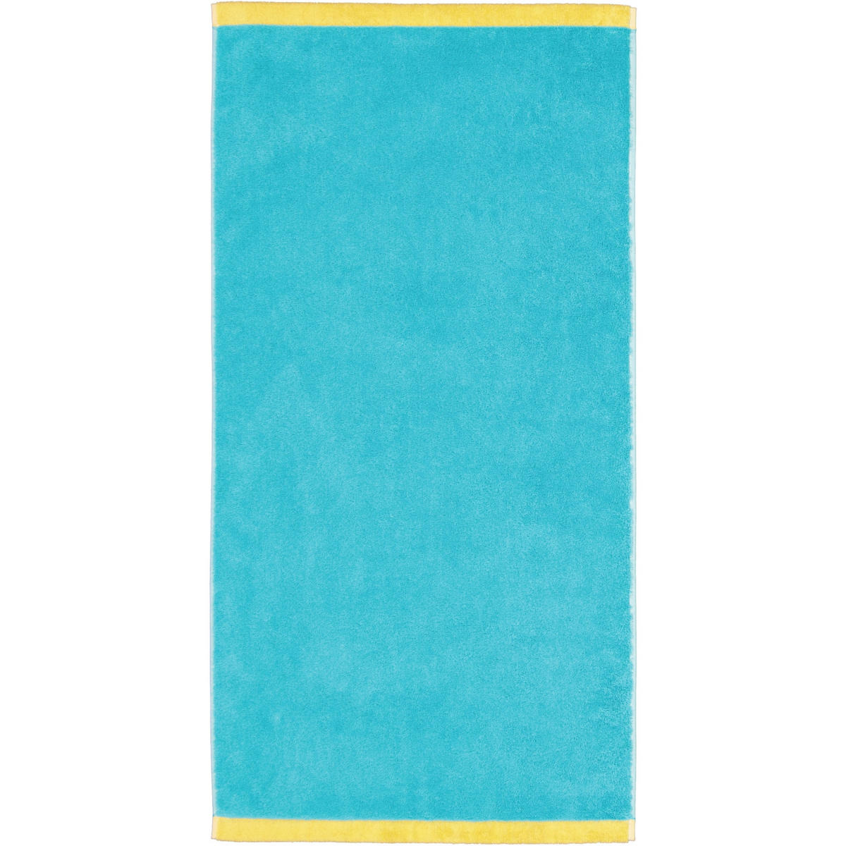 HANDTÜCHER LIFESTYLE SPLASH 7071 TÜRKIS/APRICOT - 15 - Blau, Textil (50/100cm) - Cawoe