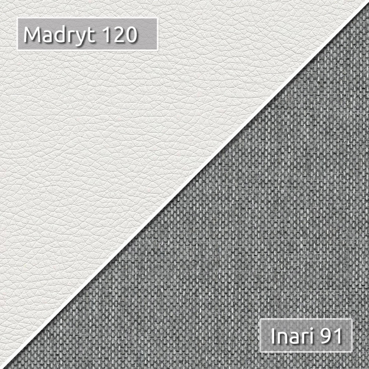 WOHNLANDSCHAFT Faris U - Weiß, Holz/Textil (350/85/185cm) - Sofnet
