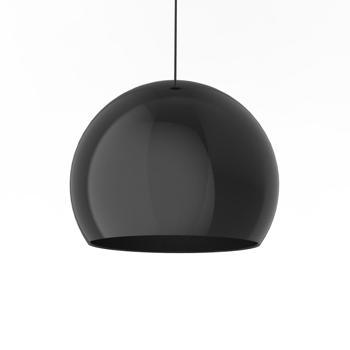 HÄNGELEUCHTE - Schwarz Hochglanz, Metall (40/40/35cm) - Lumicom