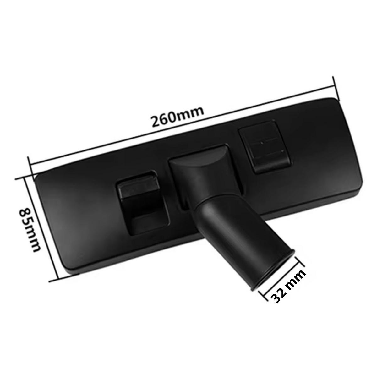 BODENDÜSE DN32 Ersatz, Teleskoprohr 44,5-81 cm, Arbeitsbreite 26 cm, Anschluss 32 mm, umschaltbar Teppich Parkett - Multicolor, Kunststoff/Metall (10/10/10cm)