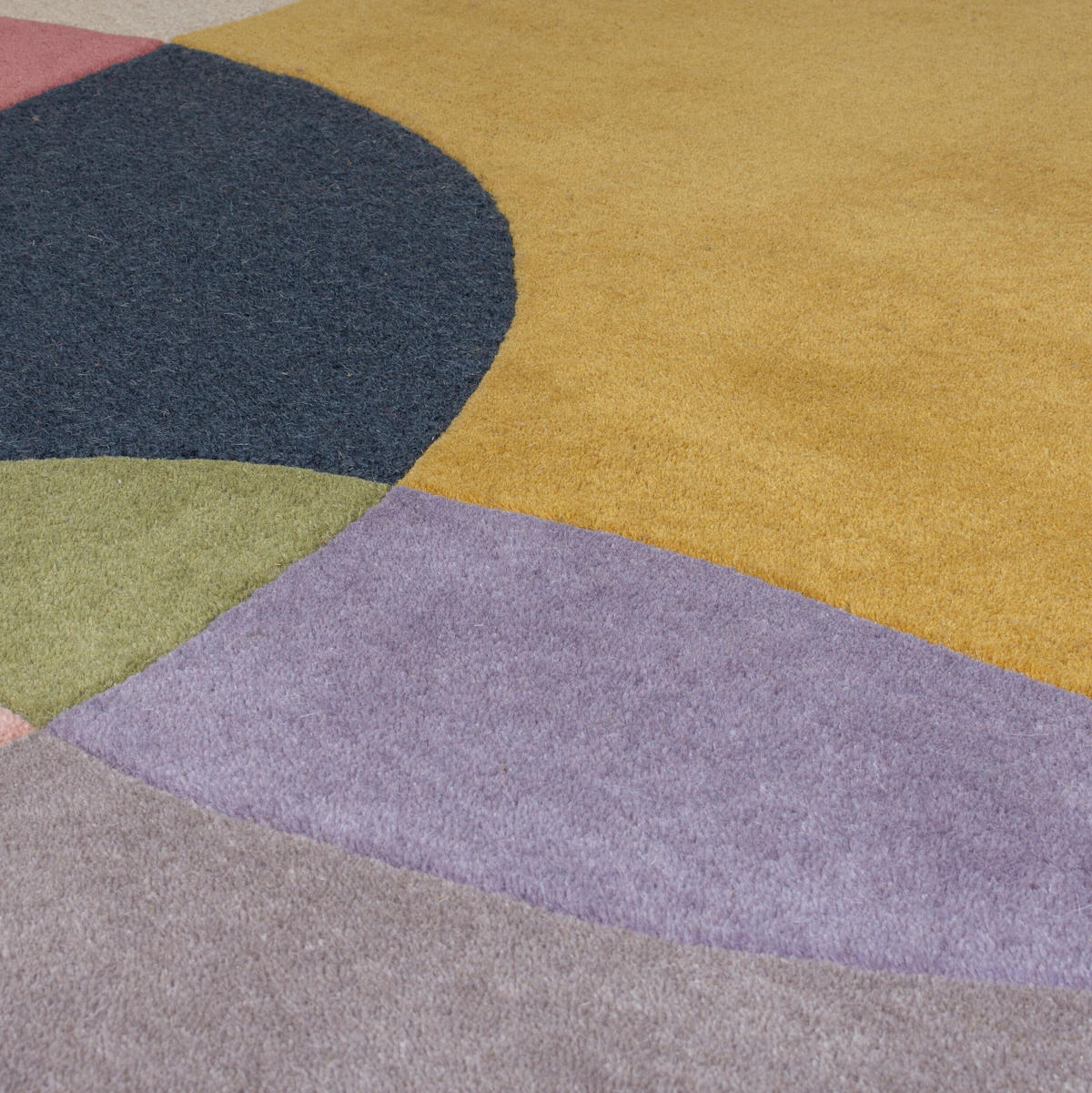 WOLLTEPPICH Abstrakt-Design mit farbakzente AIRE, Multi 200x290 cm - Multicolor, Textil (200/290cm) - KADIMA DESIGN