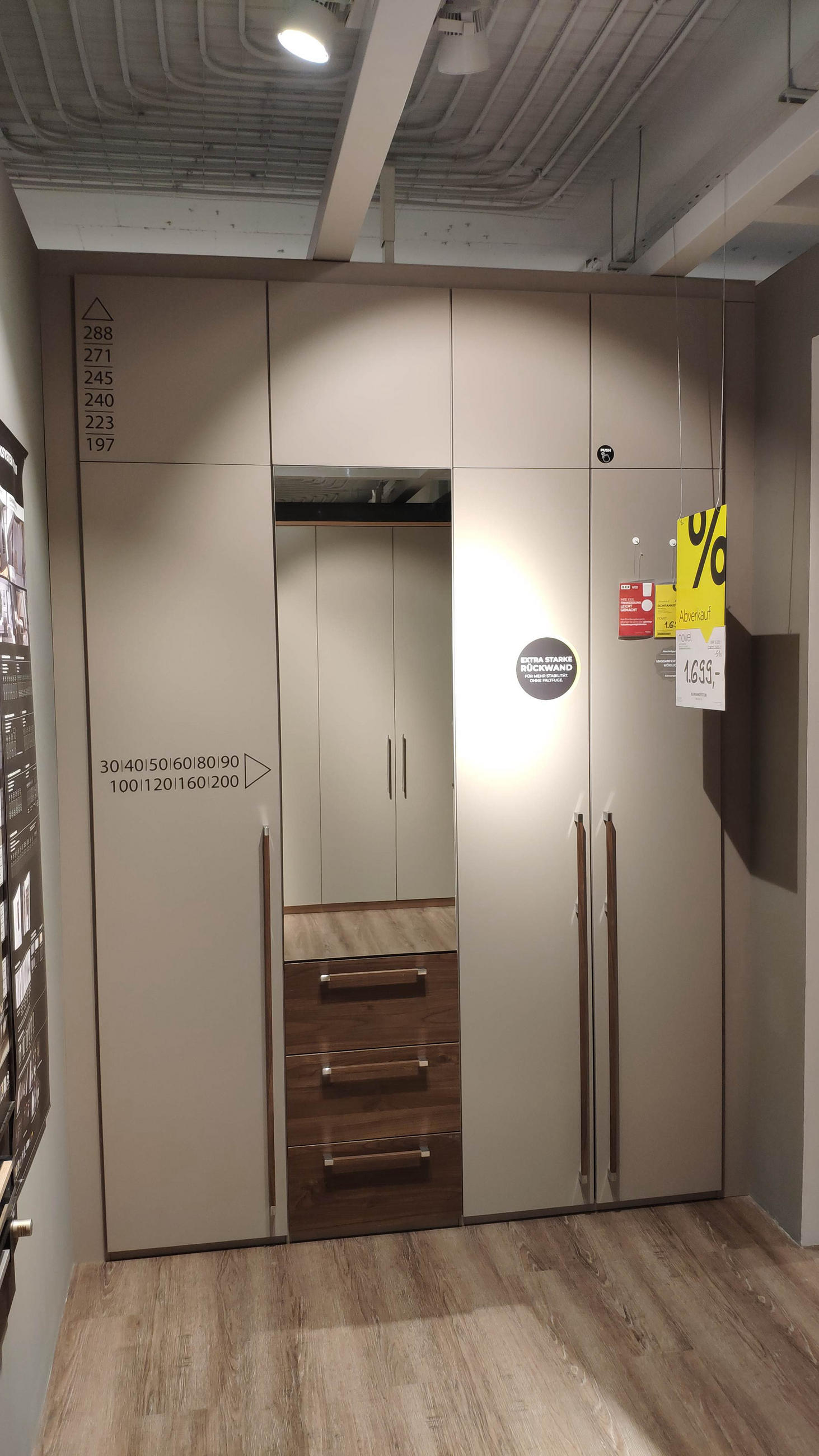 Schranksystem Megaplan 100 - Novel