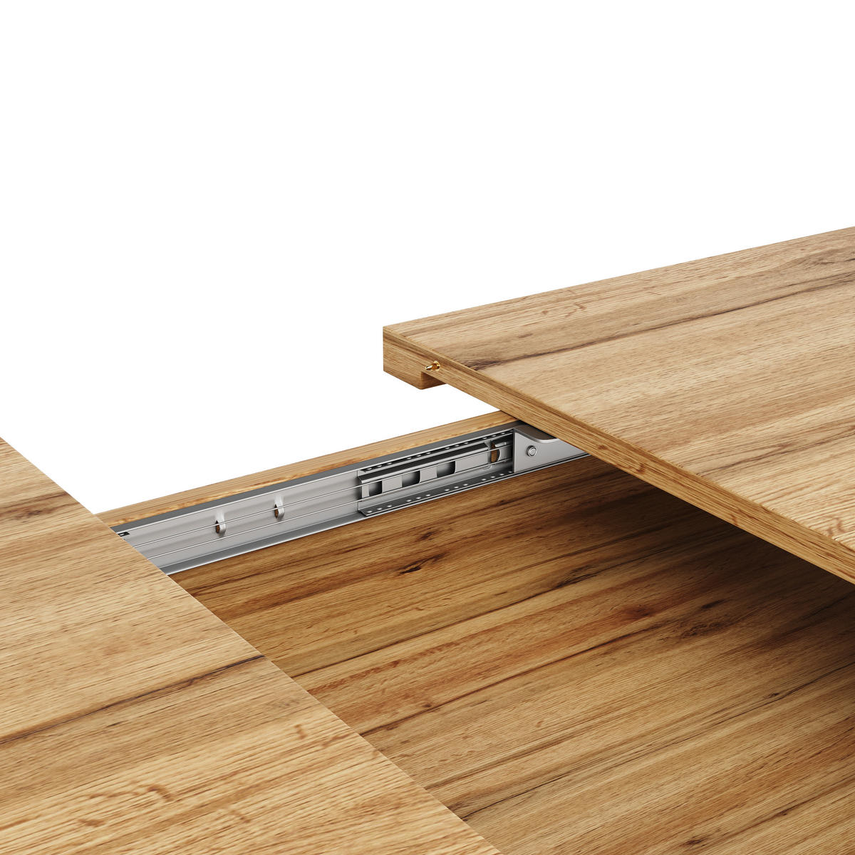 AUSZIEHTISCH Holzoptik 120-160/75/75,5 cm - Naturfarben, Holz (75/120/75.5cm) - PANGIVO