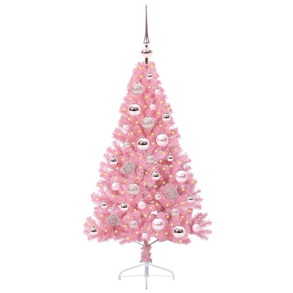 vidaXL Weihnachtsbaum Rosa 120 cm