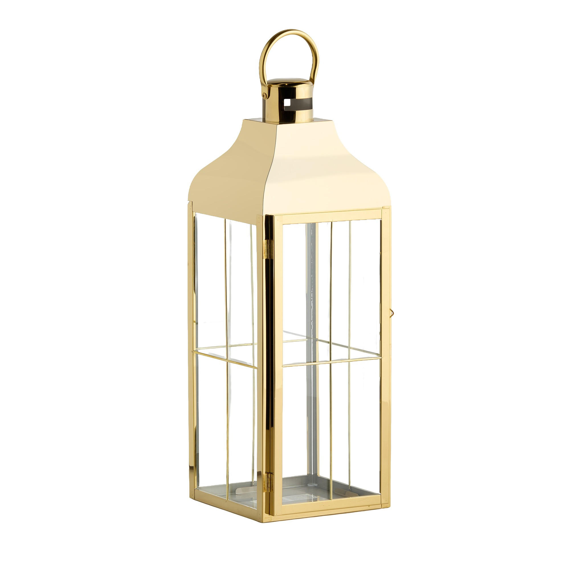 LATERNE Carloso - Goldfarben, Metall (19/55/20cm) - home&you