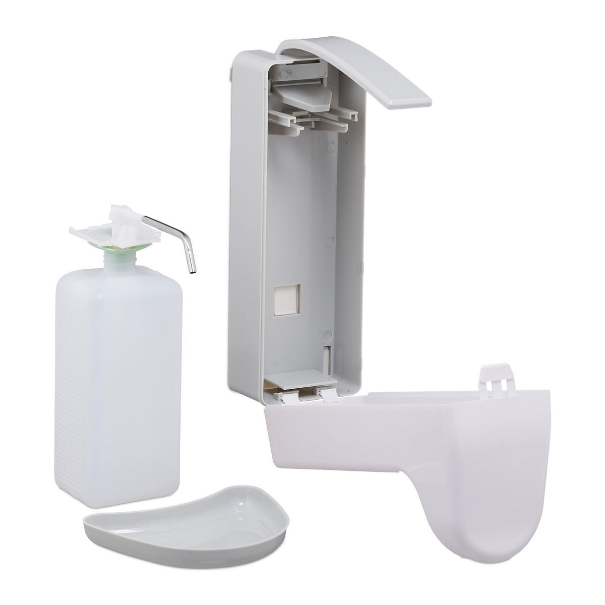 EUROSPENDER - Grau, Kunststoff (15.5/33/22cm) - Relaxdays