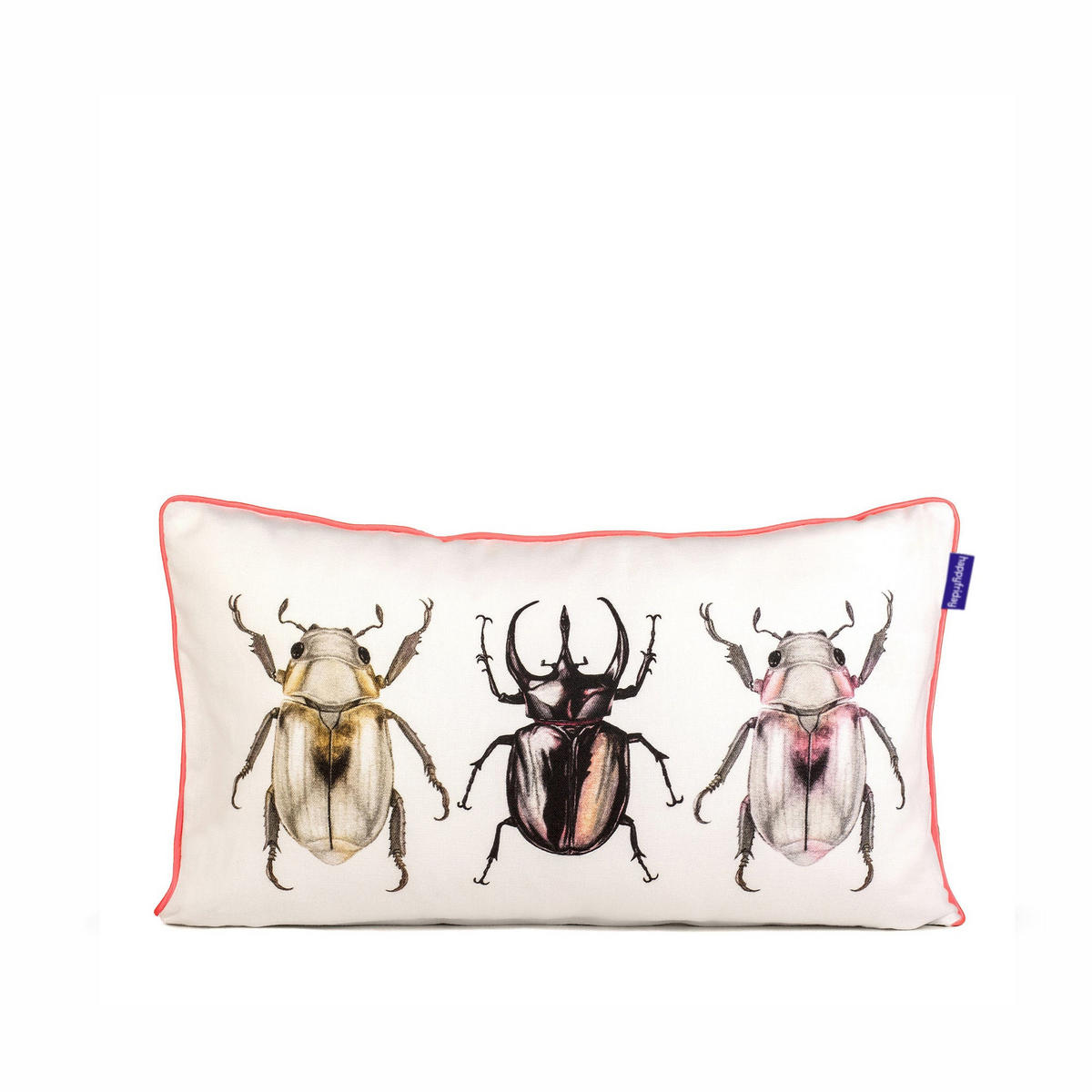 KISSENBEZUG dekorativ shimmer 50x30 cm mehrfarbig - Multicolor, Textil (50/30cm) - Happy Friday